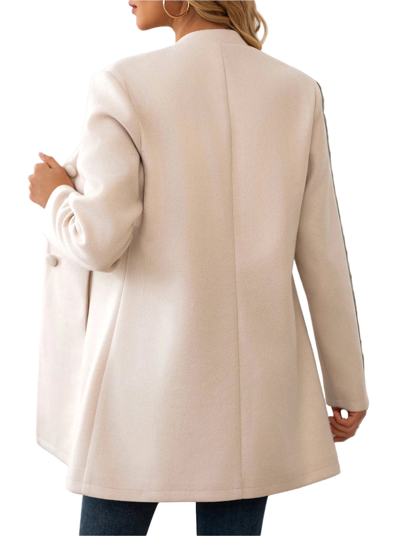 Elena | Abrigo elegante de cuello alto