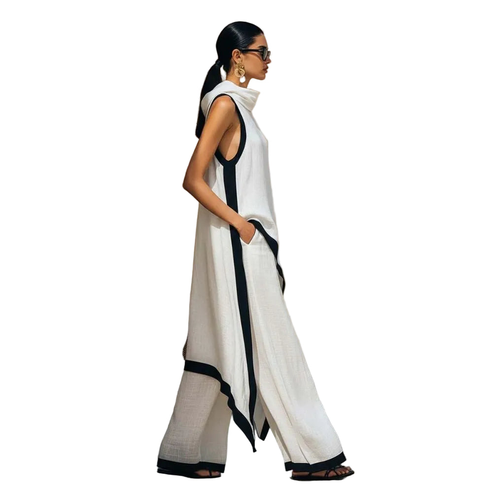 Leonora | Conjunto elegante de lino