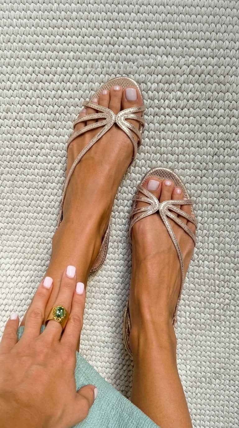Sandalias Doradas