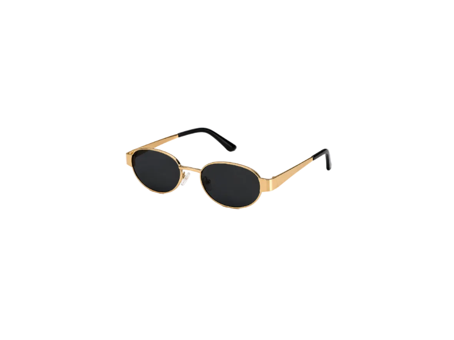 Gafas Sol Ovaladas Pequeñas Doradas