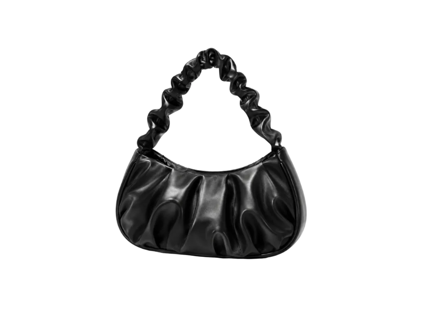 Bolso Nube Acolchado Asa Fruncida