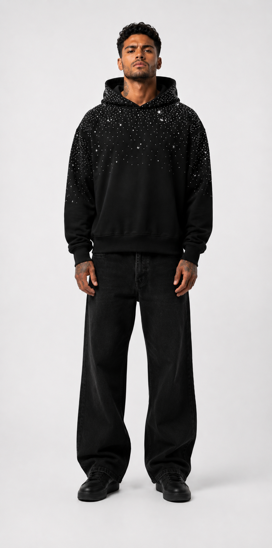 Sudadera con brillantes