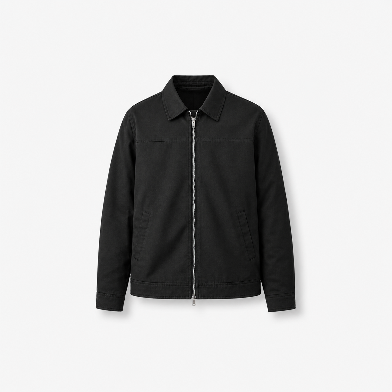 Chaqueta de cuello elegante