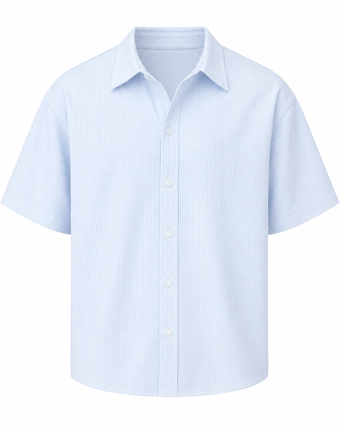 Camisa Oversize Manga Corta Texturizada