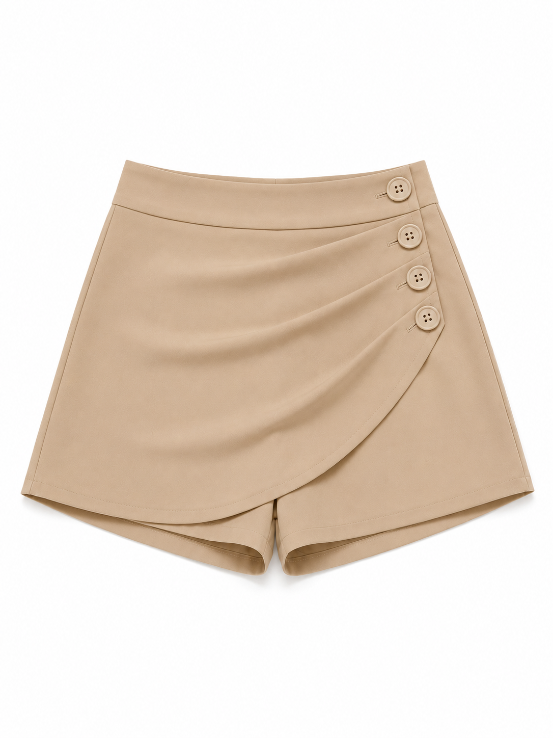 Pantalones cortos ajustados asimétricos