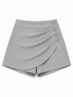 Pantalones cortos ajustados asimétricos