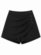 Pantalones cortos ajustados asimétricos