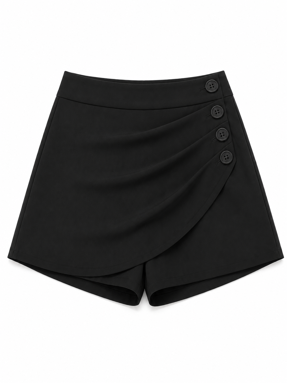 Pantalones cortos ajustados asimétricos