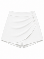 Pantalones cortos ajustados asimétricos