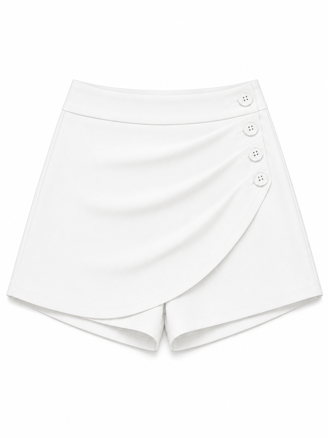 Pantalones cortos ajustados asimétricos
