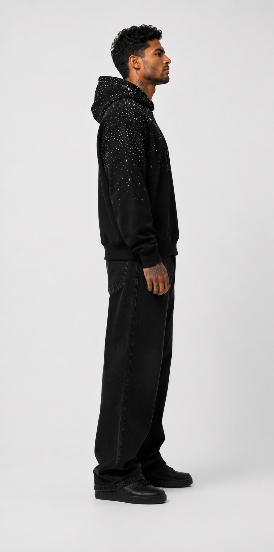 Sudadera con brillantes