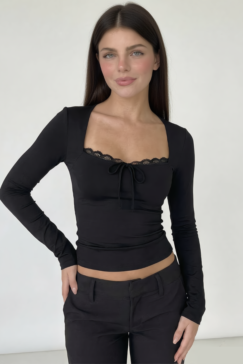 Ivy | Top manga larga y elegante