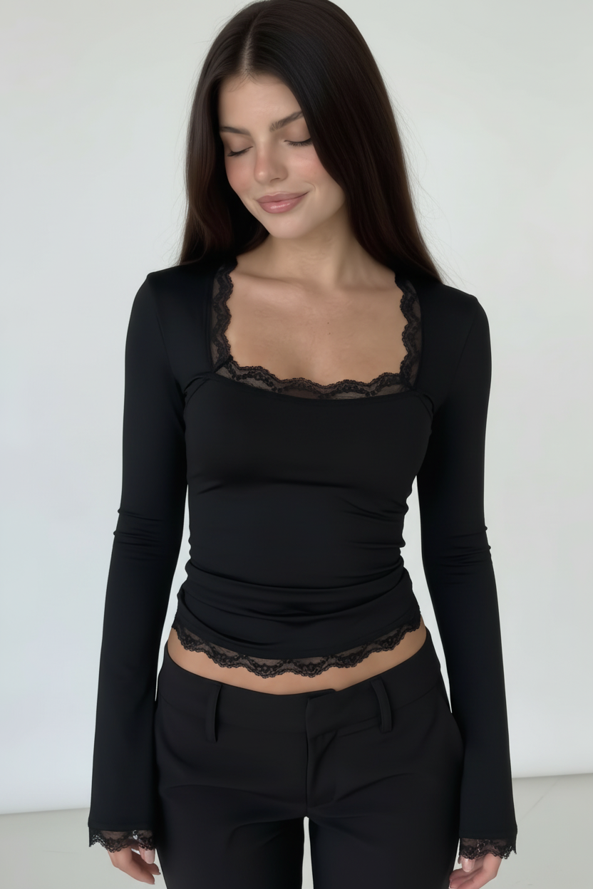 Flora | Top encaje y elegante