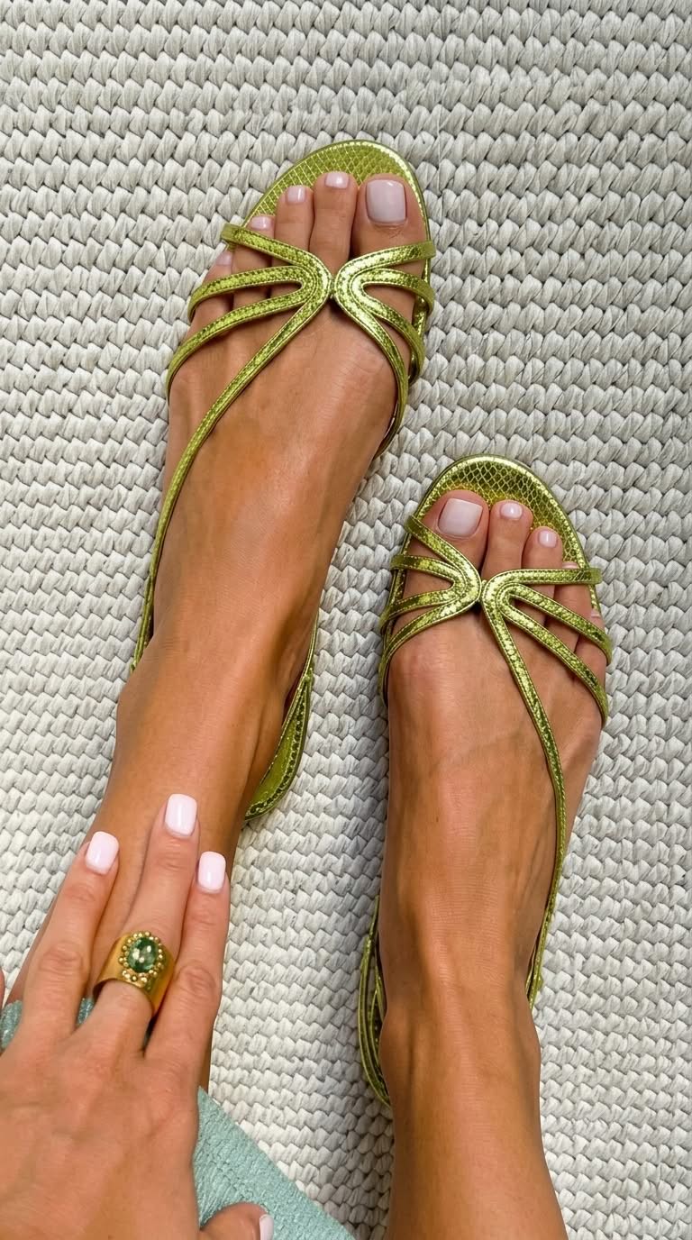 Sandalias Doradas