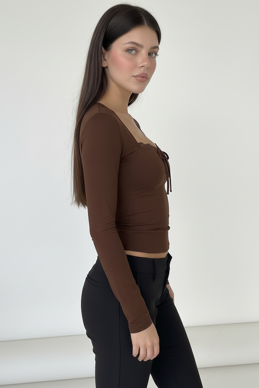 Ivy | Top manga larga y elegante