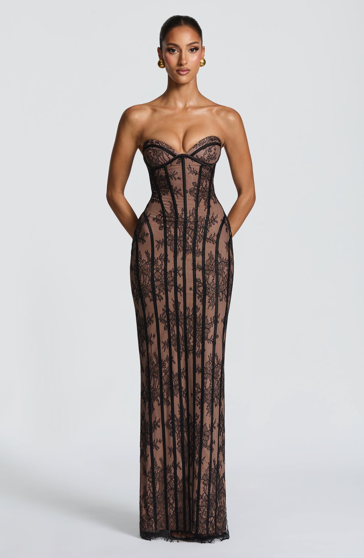 Vestido Largo Sian | Negro
